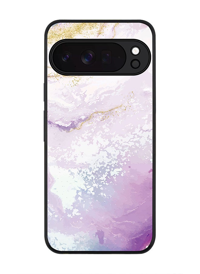 For Google Pixel 10 Pro Case,Slim fit Camera Protection, Shockproof Thin Phone cover  - Marble Print Marine